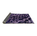 Sideview of Abstract French Lilac Purple Modern Rug, abs879