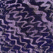 Square Machine Washable Abstract French Lilac Purple Rug, wshabs879