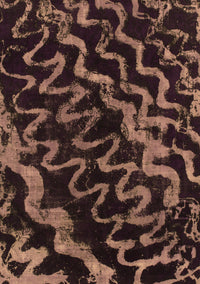 Abstract Brown Modern Rug, abs879brn