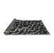 Sideview of Abstract Gray Modern Rug, abs879gry