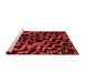 Modern Red Washable Rugs