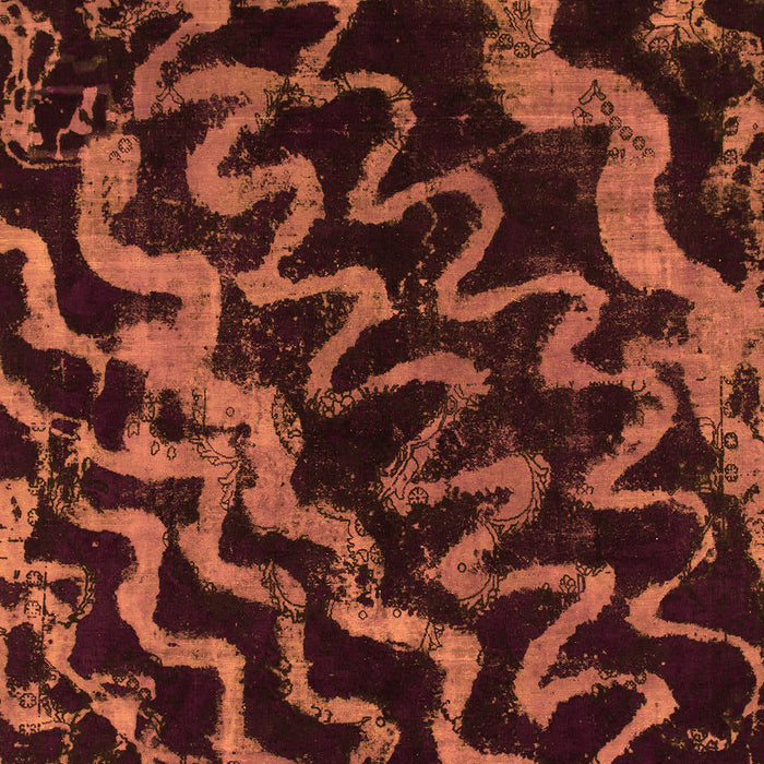 Machine Washable Abstract Orange Modern Area Rugs, wshabs879org