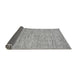 Sideview of Solid Gray Modern Rug, abs87gry