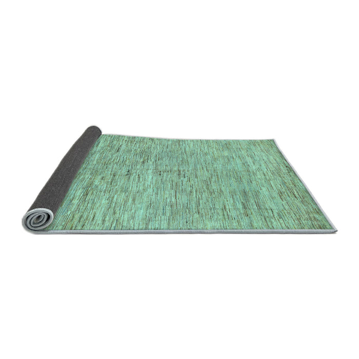 Sideview of Solid Light Blue Modern Rug, abs87lblu