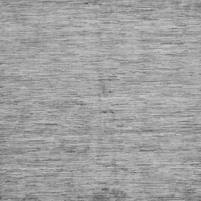 Square Machine Washable Solid Gray Modern Rug, wshabs87gry