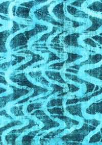 Abstract Light Blue Modern Rug, abs880lblu