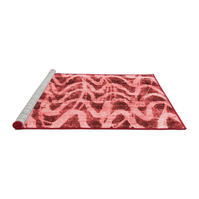 Modern Red Washable Rugs