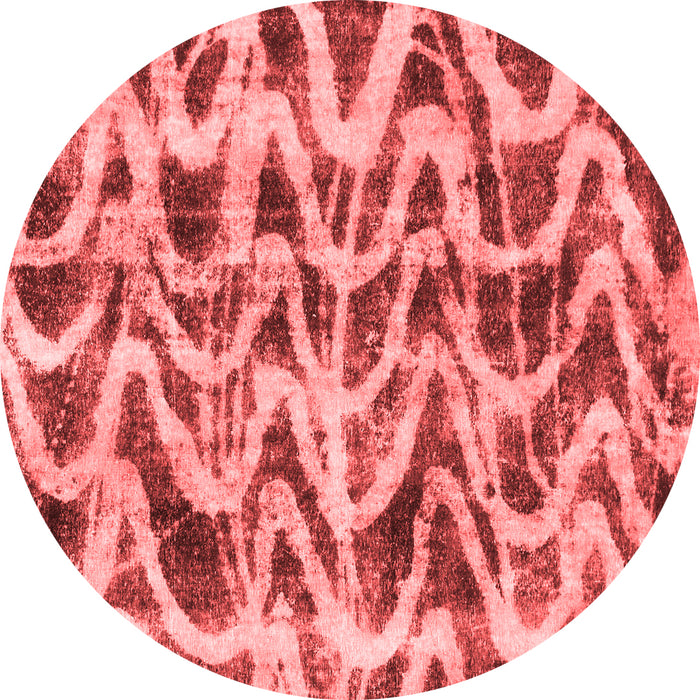 Machine Washable Abstract Red Modern Rug, wshabs880red