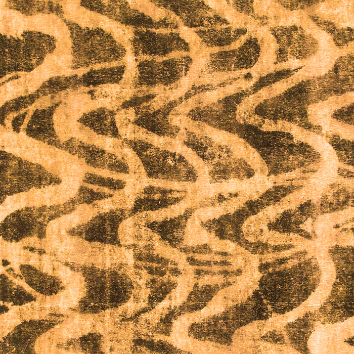 Machine Washable Abstract Orange Modern Area Rugs, wshabs880org