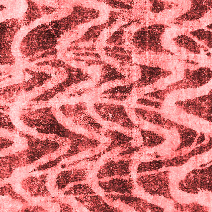 Machine Washable Abstract Red Modern Rug, wshabs880red