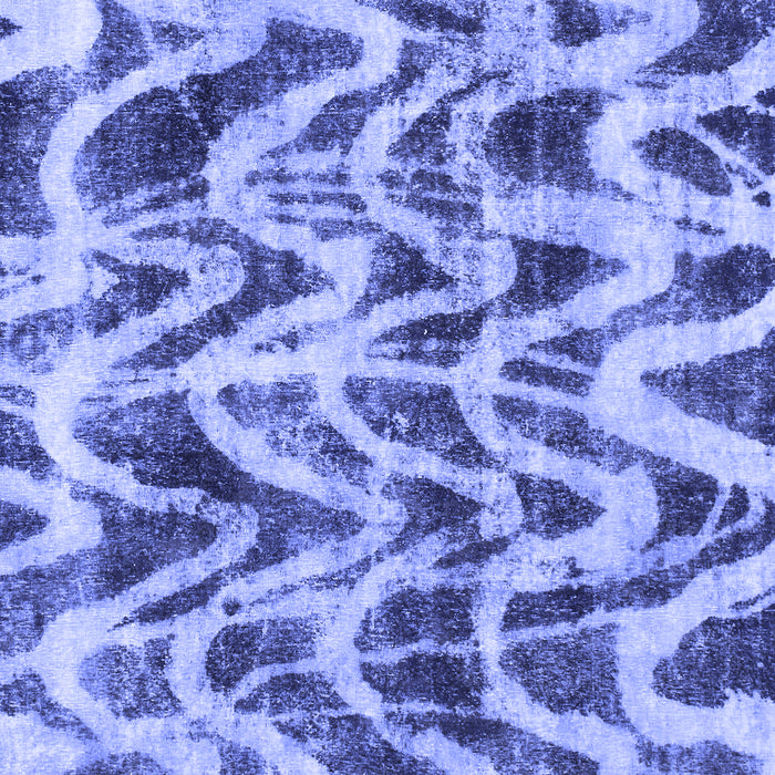 Machine Washable Abstract Blue Modern Rug, wshabs880blu