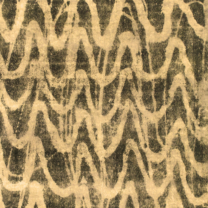 Square Machine Washable Abstract Brown Modern Rug, wshabs880brn