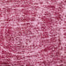 Square Machine Washable Abstract Hot Pink Rug, wshabs881