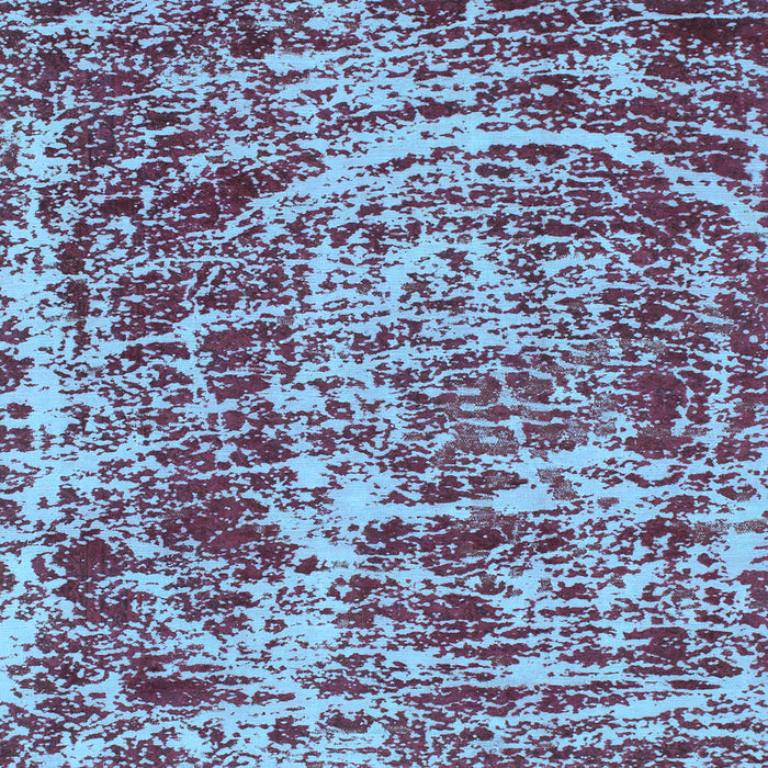 Square Machine Washable Abstract Light Blue Modern Rug, wshabs881lblu