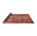 Sideview of Abstract Brown Modern Rug, abs881brn