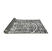 Sideview of Abstract Gray Modern Rug, abs881gry