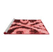 Modern Red Washable Rugs