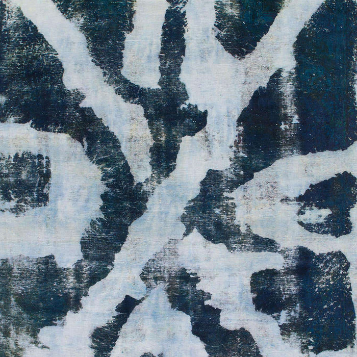 Abstract Light Steel Blue Modern Rug, abs882