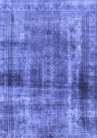 Abstract Blue Modern Rug, abs883blu