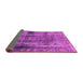 Sideview of Abstract Pink Modern Rug, abs883pnk