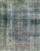 Abstract Dark Gray Modern Rug, abs883