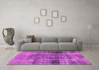 Machine Washable Abstract Pink Modern Rug, wshabs883pnk