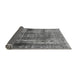 Sideview of Abstract Gray Modern Rug, abs883gry