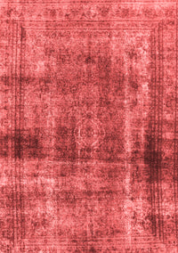 Abstract Red Modern Rug, abs883red