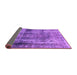 Sideview of Abstract Purple Modern Rug, abs883pur