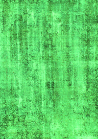 Abstract Green Modern Rug, abs884grn