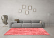 Modern Red Washable Rugs