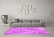 Machine Washable Abstract Pink Modern Rug in a Living Room, wshabs884pnk