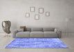 Machine Washable Abstract Blue Modern Rug in a Living Room, wshabs884blu