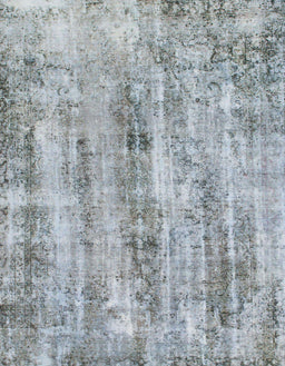 Abstract Metallic Silver Gray Modern Rug, abs884