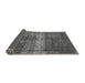 Sideview of Abstract Gray Modern Rug, abs885gry