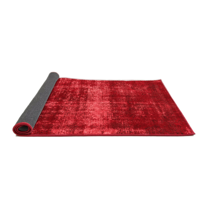 Abstract Red Modern Area Rugs