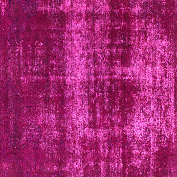 Square Machine Washable Abstract Pink Modern Rug, wshabs885pnk