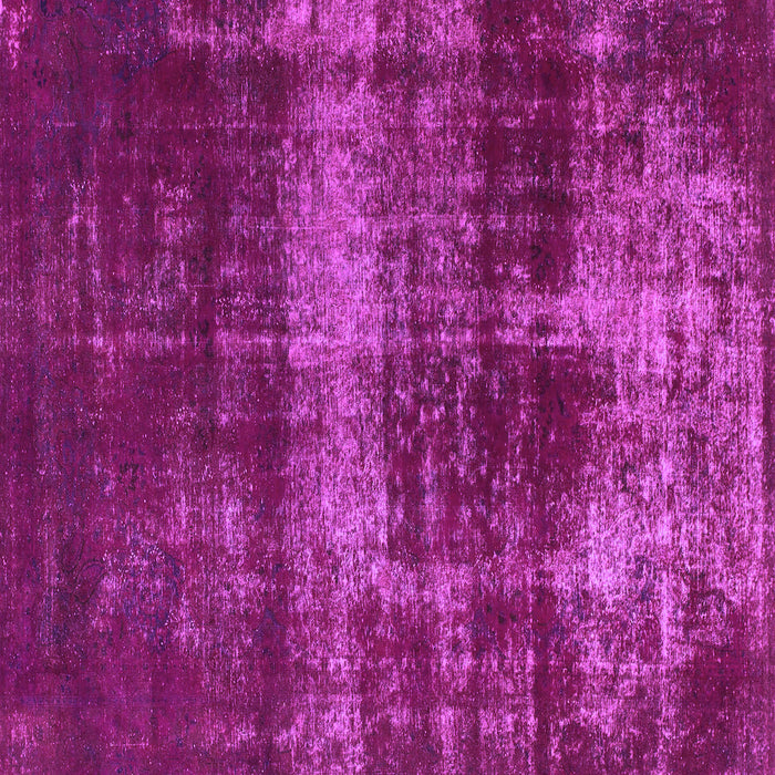 Square Machine Washable Abstract Purple Modern Area Rugs, wshabs885pur