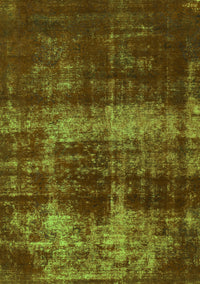 Abstract Green Modern Rug, abs885grn