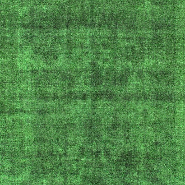 Machine Washable Abstract Green Modern Area Rugs, wshabs886grn