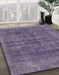 Abstract Lavender Purple Modern Rug in Family Room, abs886