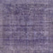 Square Abstract Lavender Purple Modern Rug, abs886