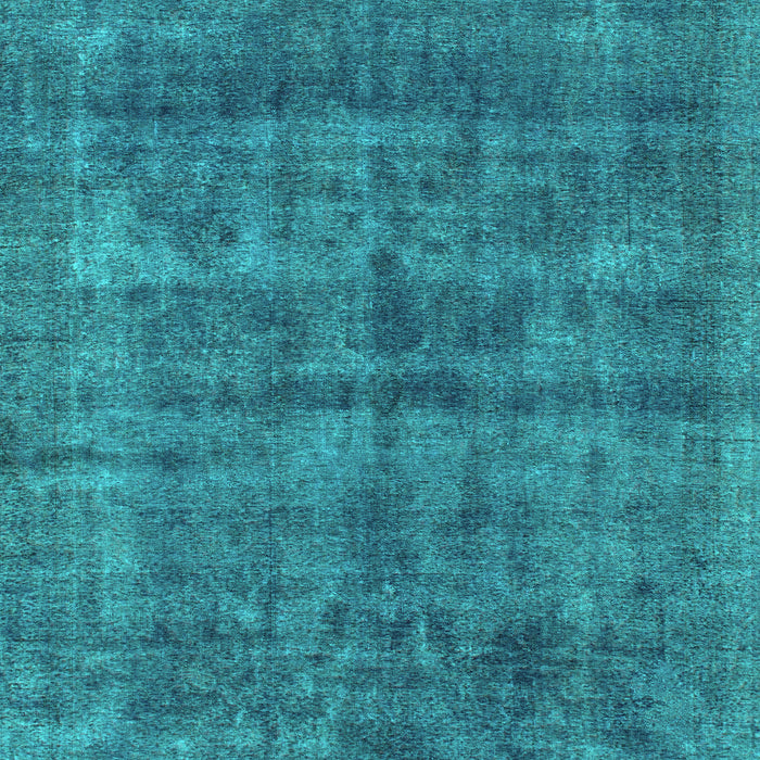 Machine Washable Abstract Turquoise Modern Area Rugs, wshabs886turq