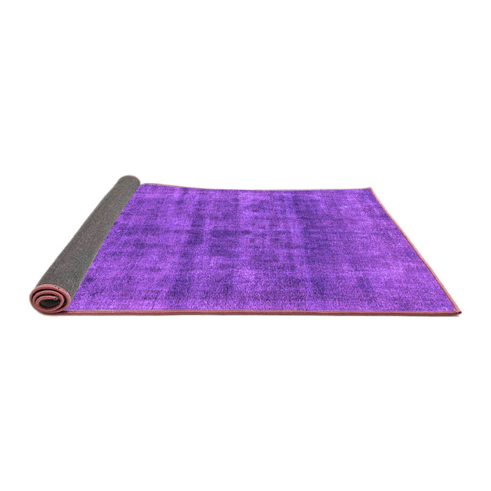 Sideview of Abstract Purple Modern Rug, abs886pur