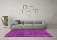 Machine Washable Abstract Pink Modern Rug, wshabs887pnk