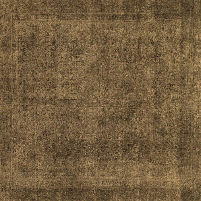Square Abstract Brown Modern Rug, abs887brn