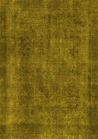 Abstract Yellow Modern Rug, abs887yw