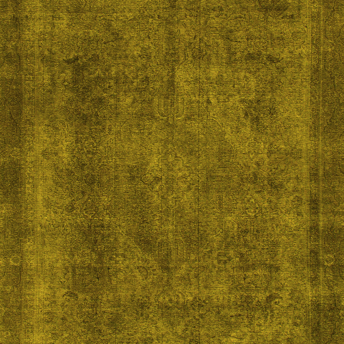 Abstract Yellow Modern Rug, abs887yw