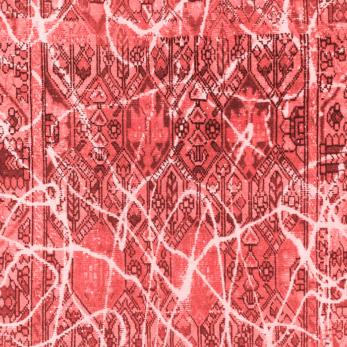 Machine Washable Abstract Red Modern Rug, wshabs888red