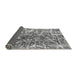 Sideview of Abstract Gray Modern Rug, abs888gry